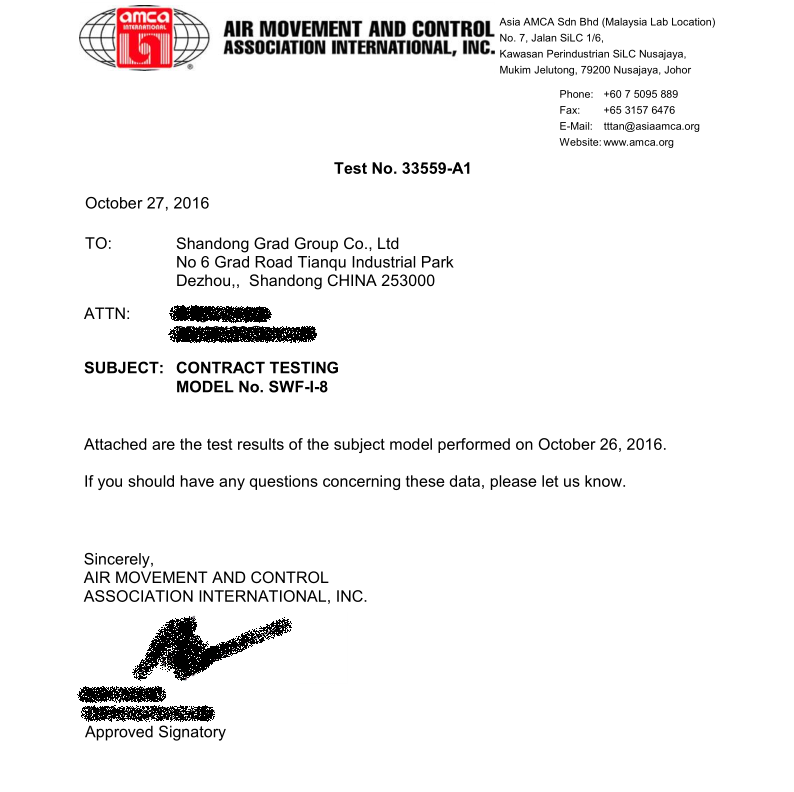 熱烈祝賀grad山東格瑞德集團成為AMCA協會國際會員